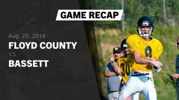 Recap: Floyd County  vs. Bassett 2016