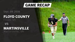 Recap: Floyd County  vs. Martinsville  2016