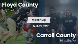 Matchup: Floyd County vs. Carroll County  2017
