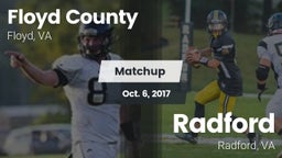 Matchup: Floyd County vs. Radford  2017