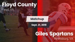 Matchup: Floyd County vs. Giles  Spartans 2018