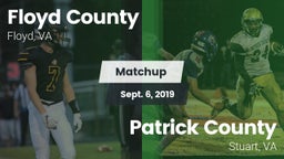 Matchup: Floyd County vs. Patrick County  2019