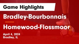 Bradley-Bourbonnais  vs Homewood-Flossmoor  Game Highlights - April 4, 2024