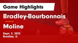 Bradley-Bourbonnais  vs Moline  Game Highlights - Sept. 2, 2023