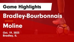 Bradley-Bourbonnais  vs Moline  Game Highlights - Oct. 19, 2023
