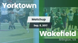 Matchup: Yorktown vs. Wakefield  2017