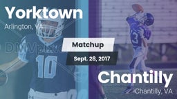 Matchup: Yorktown vs. Chantilly  2017