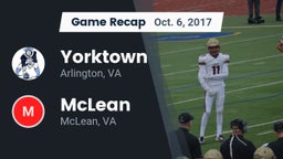 Recap: Yorktown  vs. McLean  2017