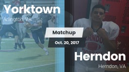Matchup: Yorktown vs. Herndon  2017