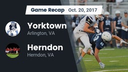 Recap: Yorktown  vs. Herndon  2017