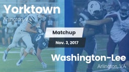 Matchup: Yorktown vs. Washington-Lee  2017