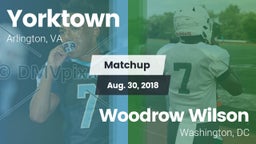 Matchup: Yorktown vs. Woodrow Wilson  2018