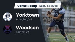Recap: Yorktown  vs. Woodson  2018