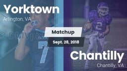 Matchup: Yorktown vs. Chantilly  2018