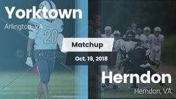 Matchup: Yorktown vs. Herndon  2018