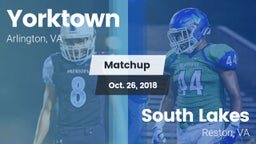 Matchup: Yorktown vs. South Lakes  2018