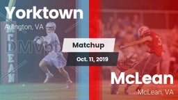 Matchup: Yorktown vs. McLean  2019