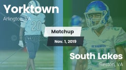 Matchup: Yorktown vs. South Lakes  2019