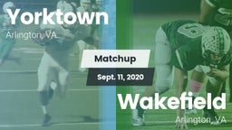 Matchup: Yorktown vs. Wakefield  2020