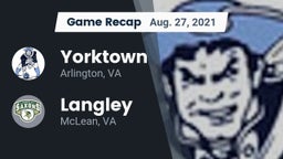 Recap: Yorktown  vs. Langley  2021