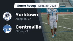 Recap: Yorktown  vs. Centreville  2023