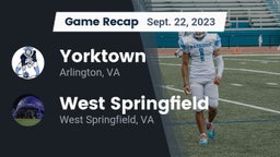 Recap: Yorktown  vs. West Springfield  2023