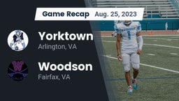 Recap: Yorktown  vs. Woodson  2023