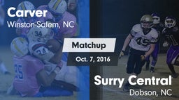 Matchup: Carver vs. Surry Central  2016