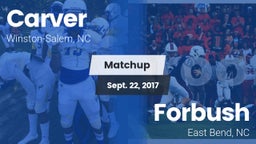 Matchup: Carver vs. Forbush  2017
