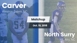 Matchup: Carver vs. North Surry  2018