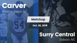 Matchup: Carver vs. Surry Central  2018