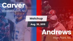 Matchup: Carver vs. Andrews  2019