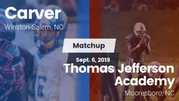 Matchup: Carver vs. Thomas Jefferson Academy  2019