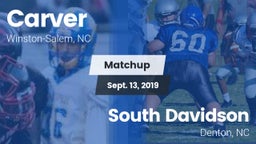 Matchup: Carver vs. South Davidson  2019
