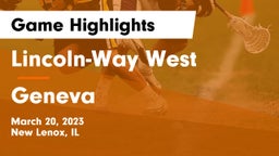 Lincoln-Way West  vs Geneva  Game Highlights - March 20, 2023