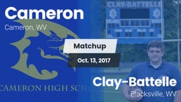 Matchup: Cameron vs. Clay-Battelle  2017