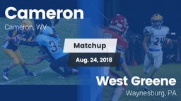 Matchup: Cameron vs. West Greene  2018