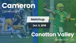 Matchup: Cameron vs. Conotton Valley  2018