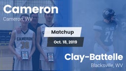 Matchup: Cameron vs. Clay-Battelle  2019