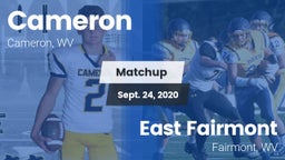 Matchup: Cameron vs. East Fairmont  2020