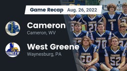 Recap: Cameron  vs. West Greene  2022