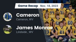 Recap: Cameron  vs. James Monroe  2023