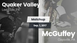 Matchup: Quaker Valley vs. McGuffey  2017