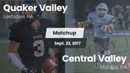 Matchup: Quaker Valley vs. Central Valley  2017