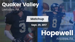 Matchup: Quaker Valley vs. Hopewell  2017