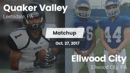 Matchup: Quaker Valley vs. Ellwood City  2017