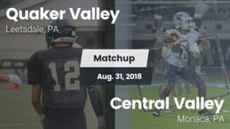 Matchup: Quaker Valley vs. Central Valley  2018