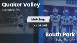 Matchup: Quaker Valley vs. South Park  2018