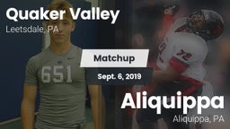 Matchup: Quaker Valley vs. Aliquippa  2019