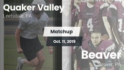 Matchup: Quaker Valley vs. Beaver  2019